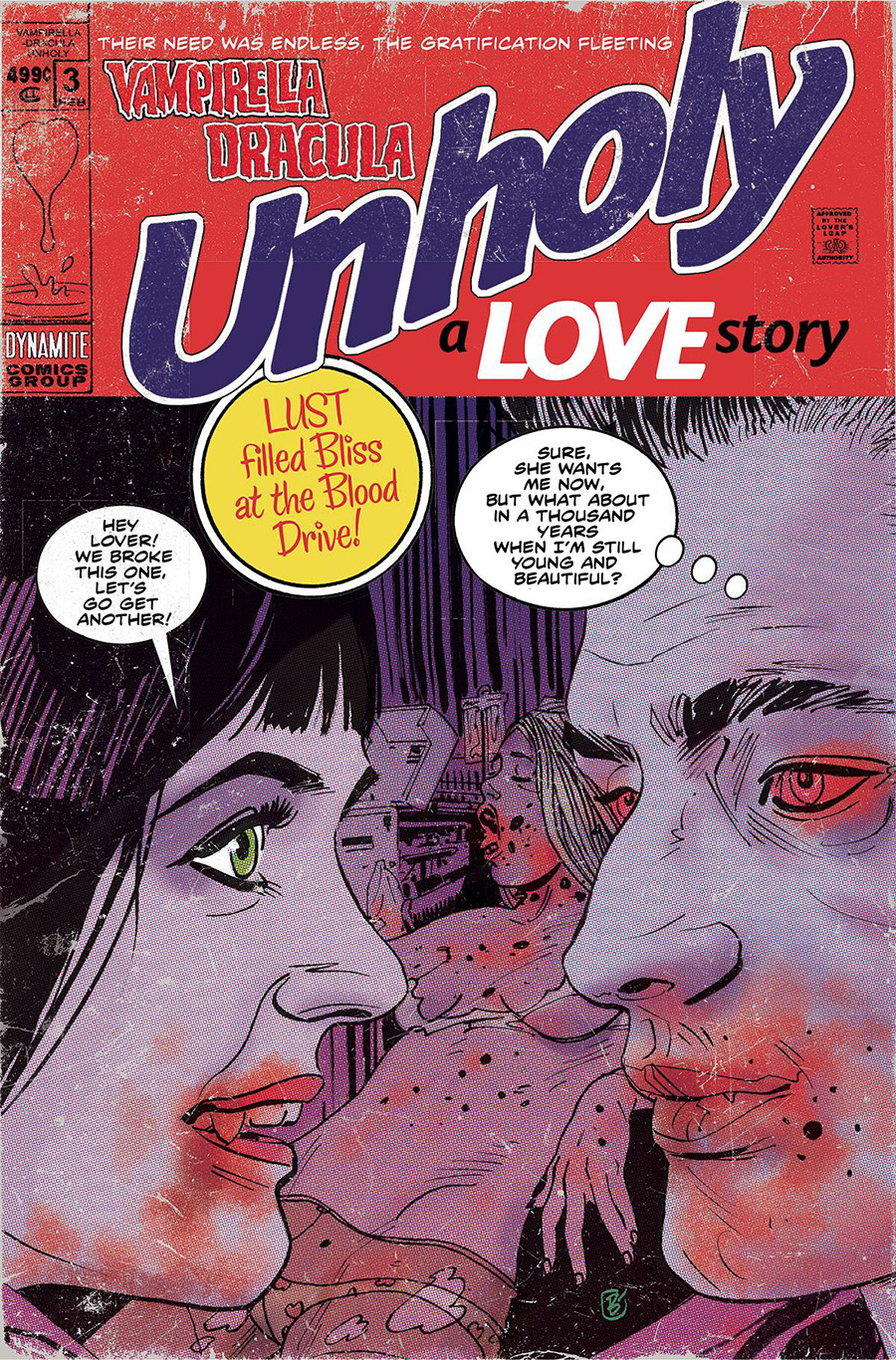 Vampirella Dracula Unholy #3 Cover Q Incentive Jimmy Broxton Risque Variant Cover