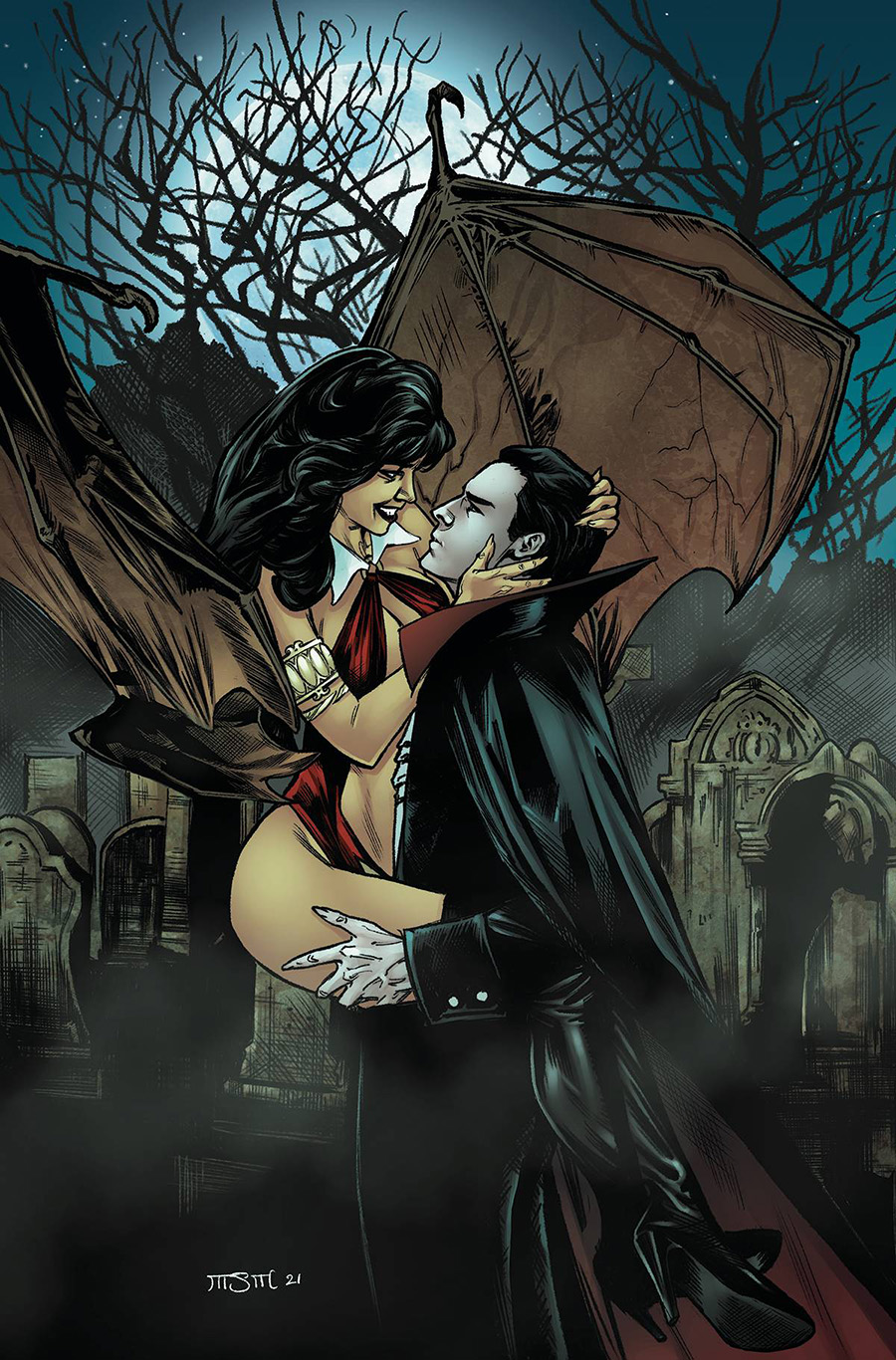 Vampirella Dracula Unholy #3 Cover T Incentive Michael Santamaria Virgin Cover