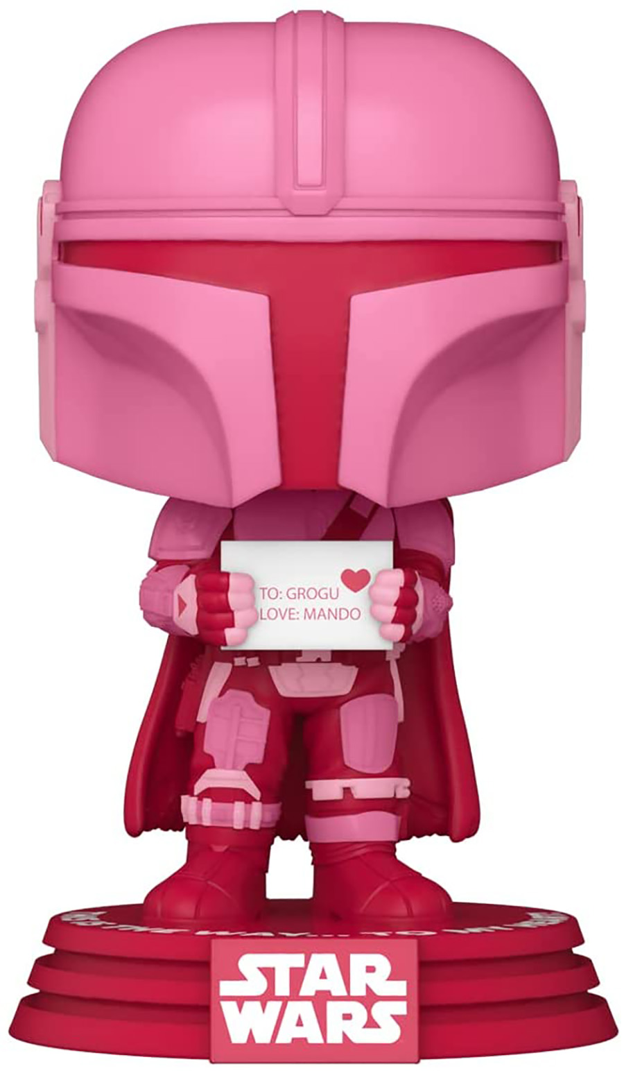 POP Star Wars Valentines The Mandalorian Vinyl Bobble Head