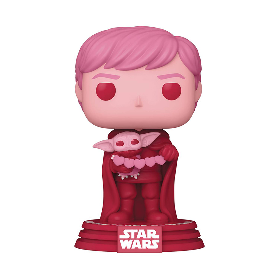 POP Star Wars Valentines Luke & Grogu Vinyl Bobble Head
