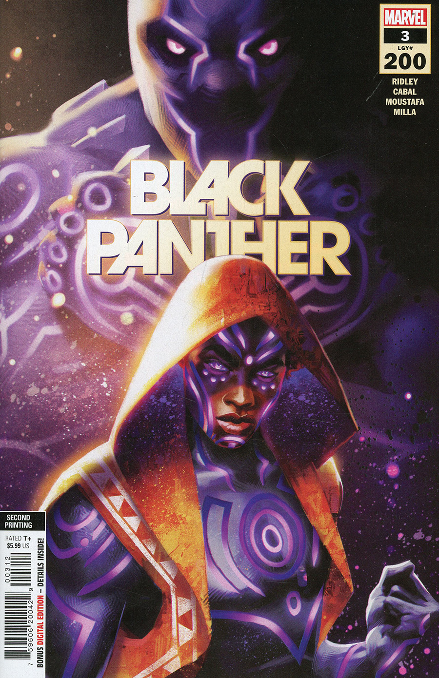 Black Panther Vol 8 #3 Cover E 2nd Ptg Mateus Manhanini Variant Cover (Limit 1 Per Customer)