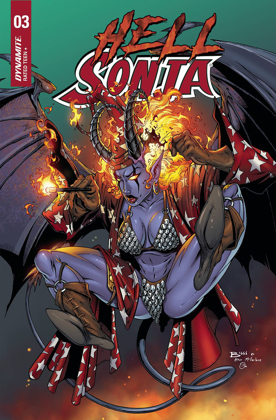 Hell Sonja #3 Cover L Variant Jamie Biggs Wizard Homage Cover