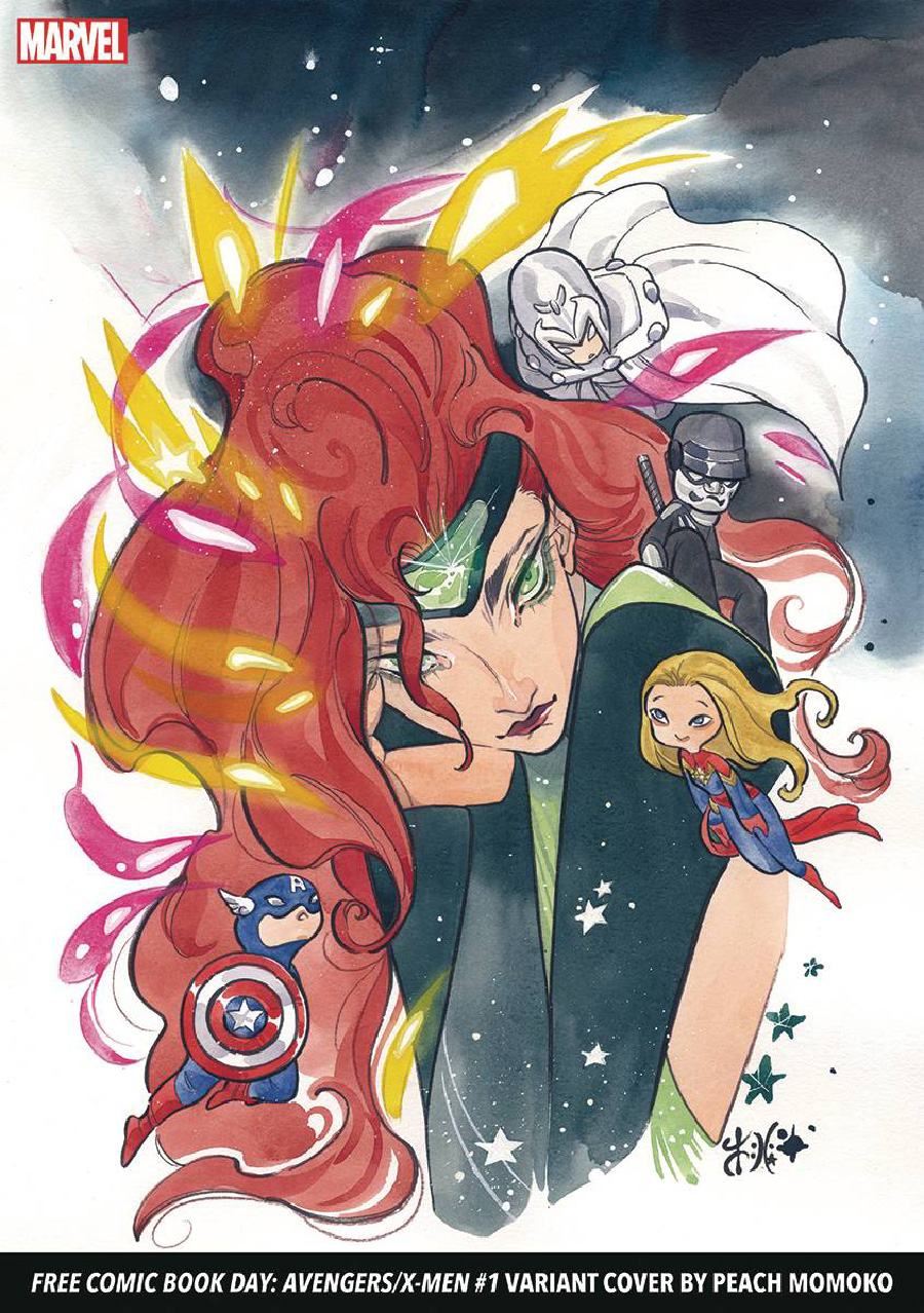 FCBD 2022 Avengers X-Men Eternals Judgement Day #1 Cover B Incentive Peach Momoko Variant Cover (Limit 1 Per Customer)