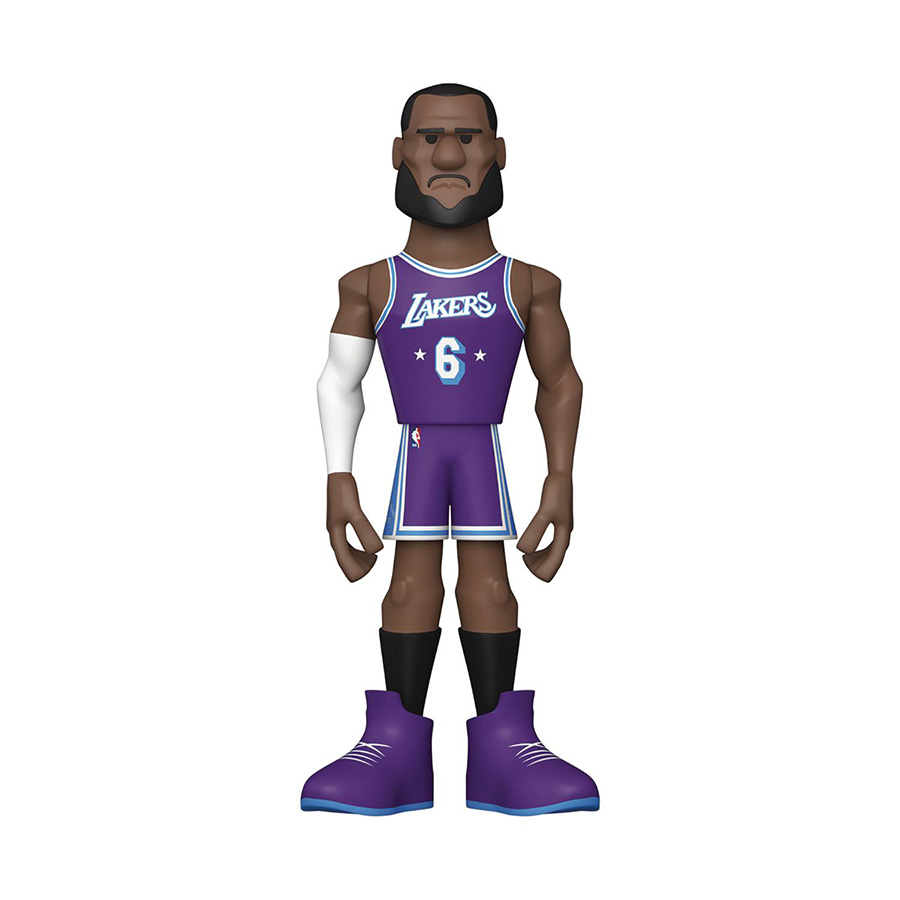 Vinyl Gold 5-Inch NBA Lakers LeBron James (City) Vinyl Figure