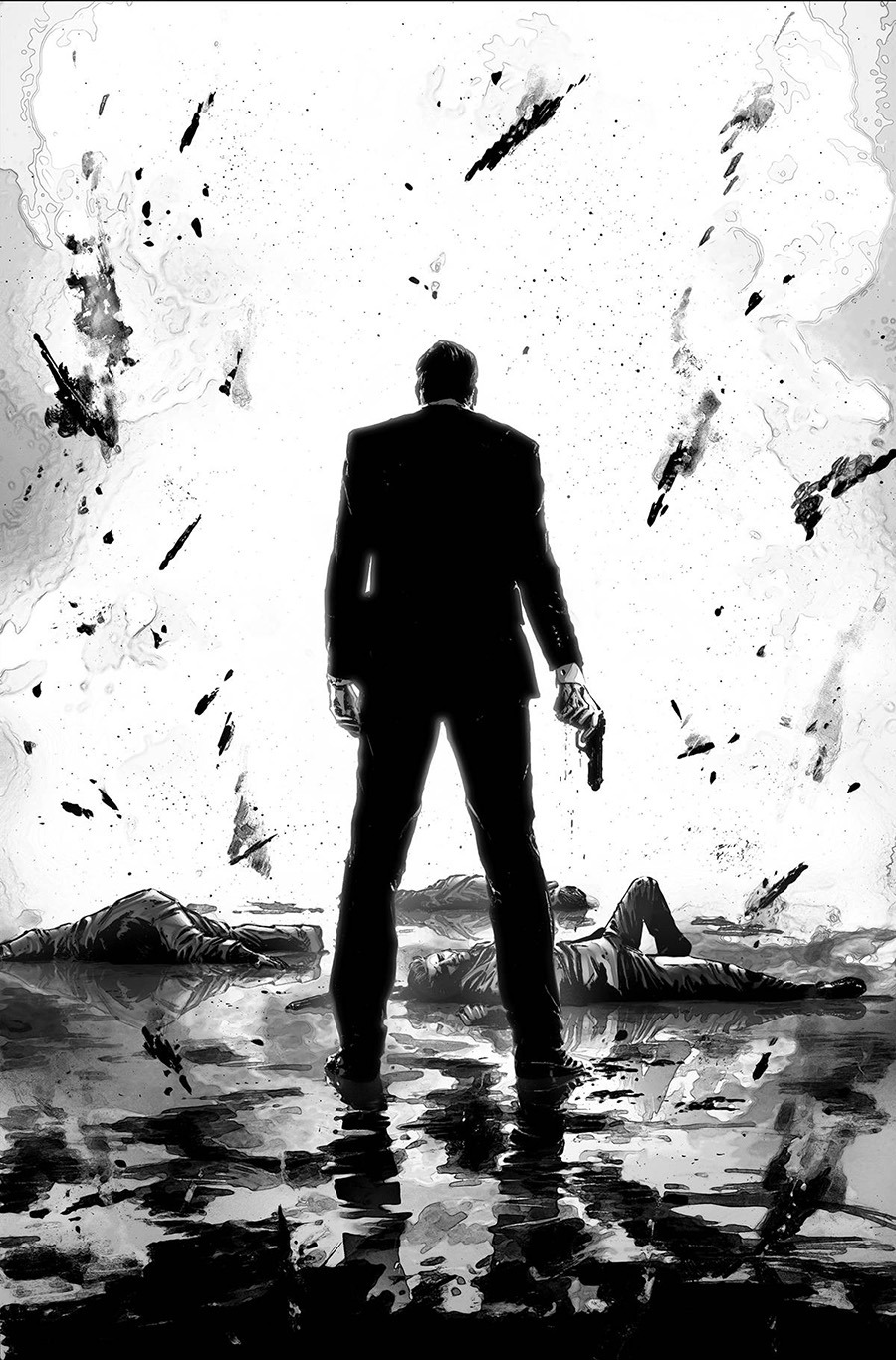 James Bond Himeros #5 Cover F Incentive Butch Guice Black & White Virgin Cover