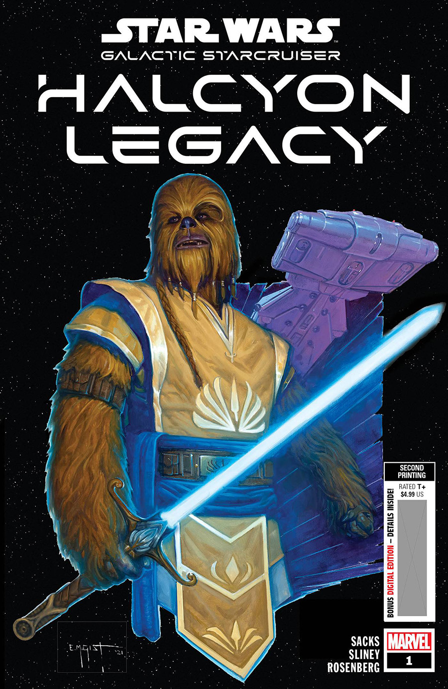 Star Wars Halcyon Legacy #1 Cover F 2nd Ptg EM Gist Variant Cover