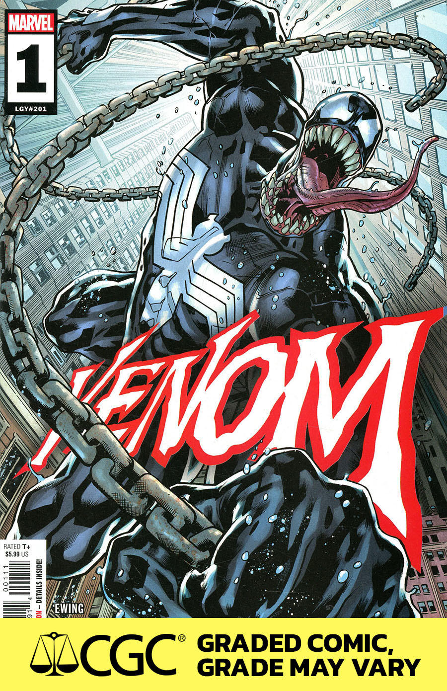 Venom Vol 5 #1 Cover O CGC Graded