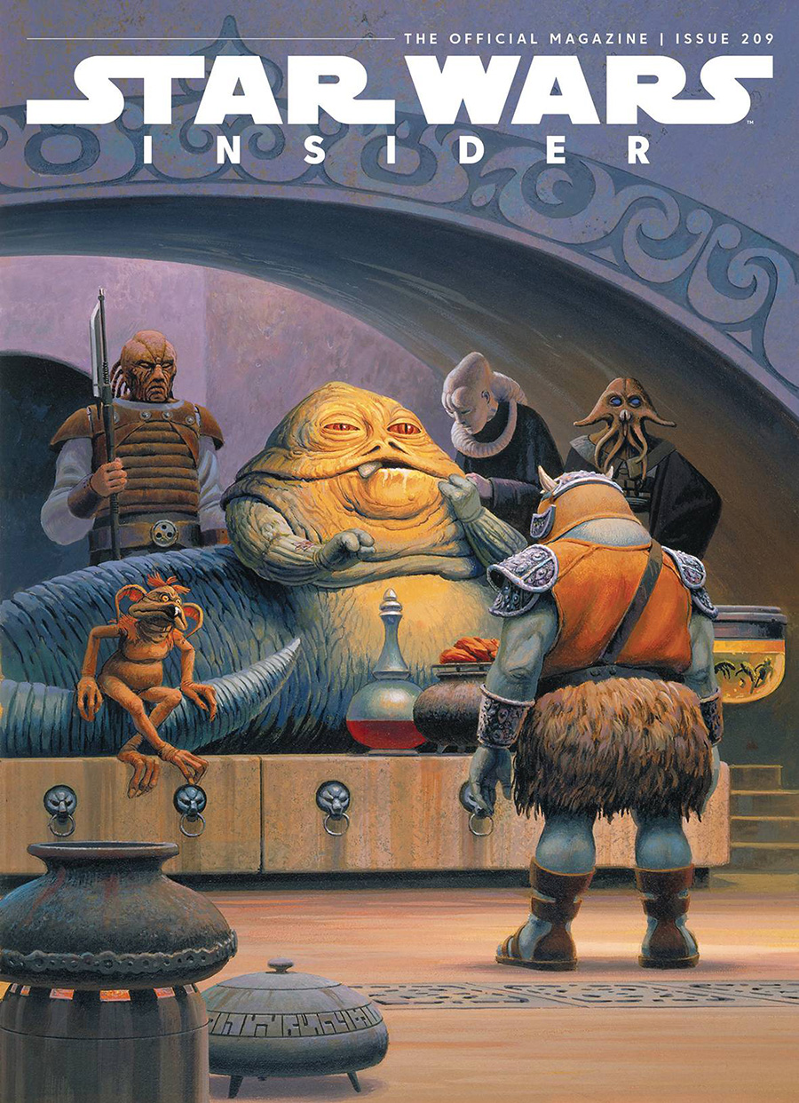 Star Wars Insider #209 April 2022 Variant Jabba The Hutt Cover