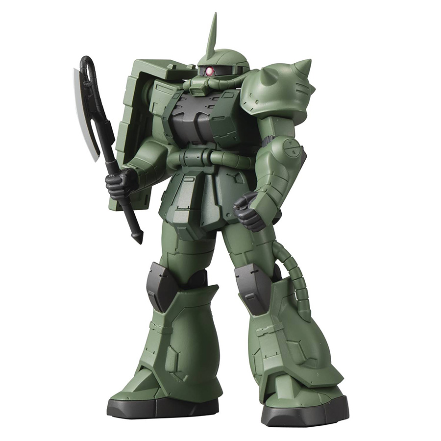 Gundam Ultimate Luminous Zaku Green 4-Inch Action Figure