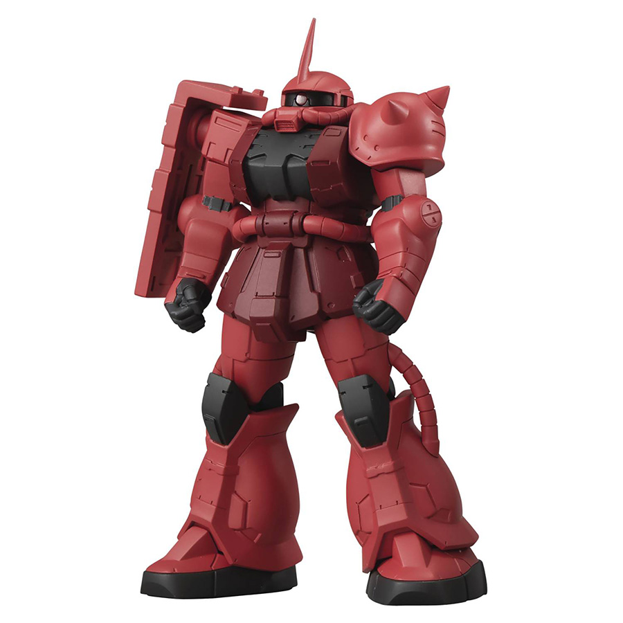 Gundam Ultimate Luminous Zaku Red 4-Inch Action Figure
