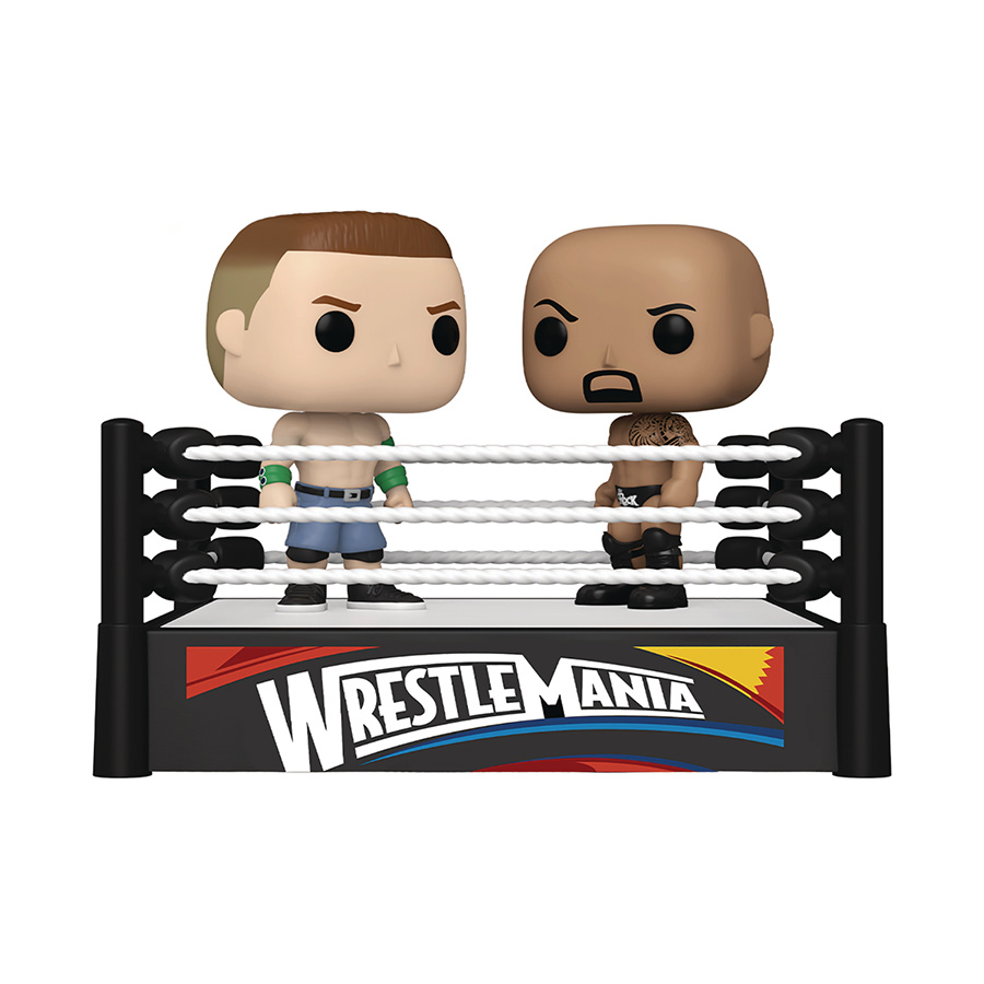 POP Moment WWE Cena vs Rock 2012 Vinyl Figure