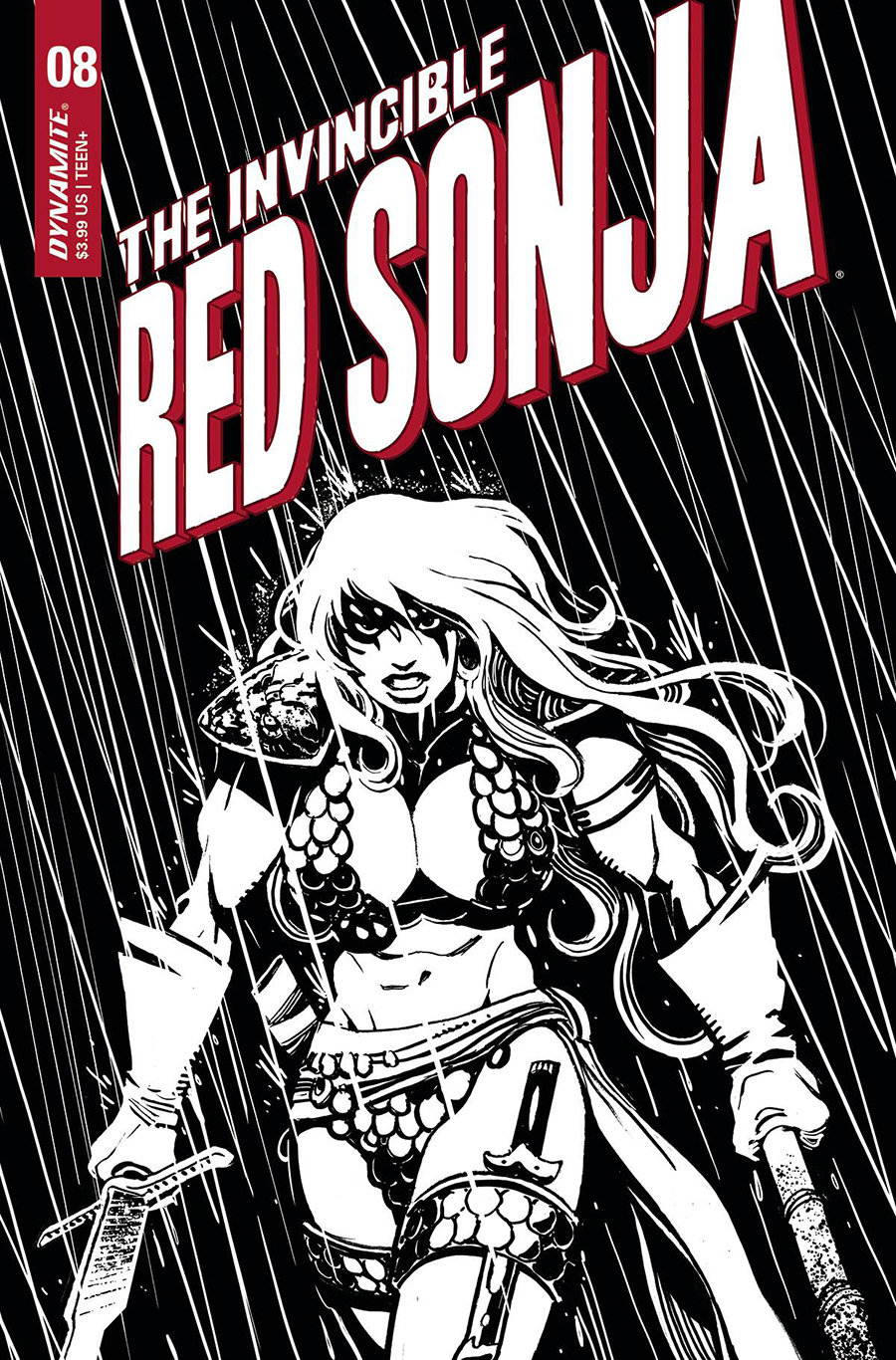 Invincible Red Sonja #8 Cover P Variant Moritat Cover