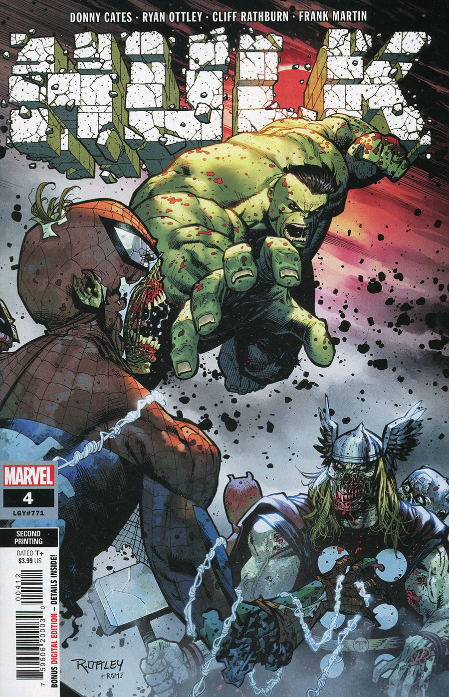 Hulk Vol 5 #4 Cover D 2nd Ptg Ryan Ottley Variant Cover