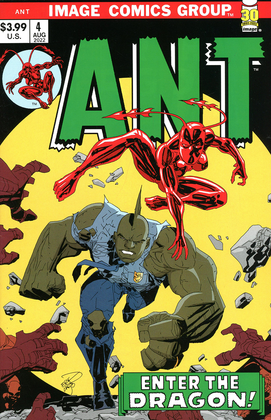 Ant Vol 3 #4 Cover B Variant Erik Larsen Retro 1970s Trade Dress Cover