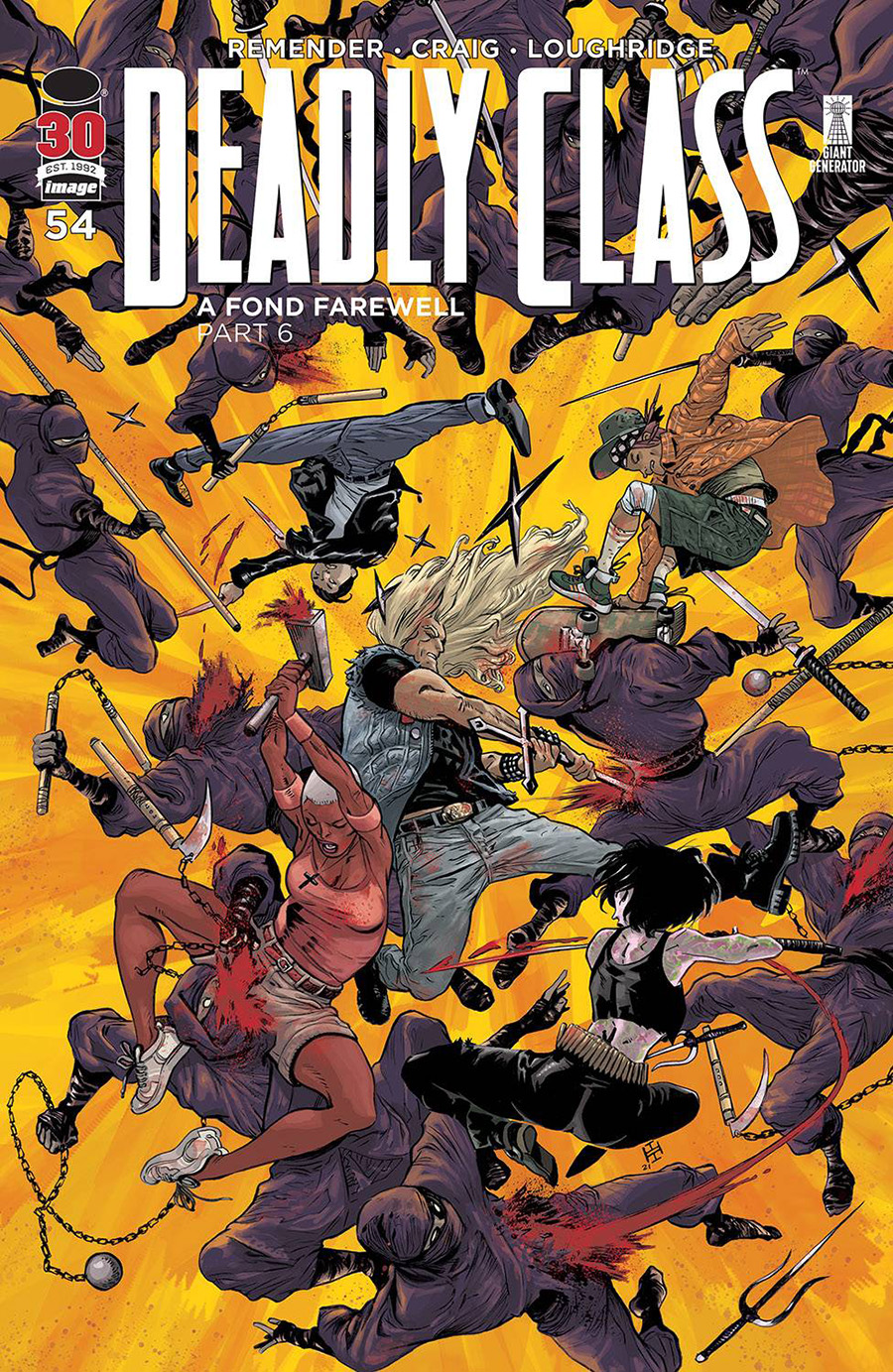 Deadly Class #54 Cover B Variant Max Fiumara Cover