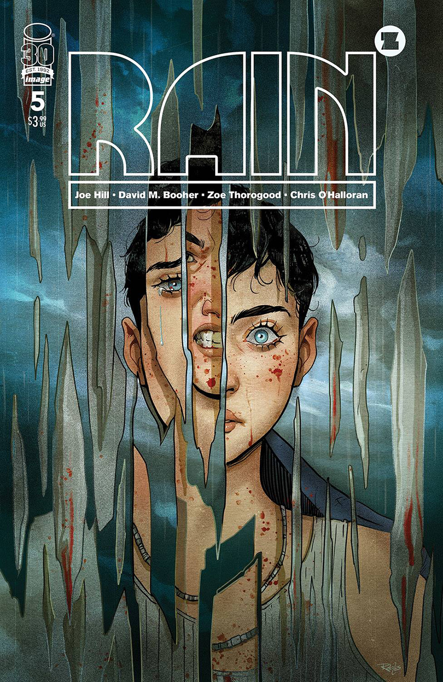Joe Hills Rain #5 Cover B Variant Nick Robles Cover