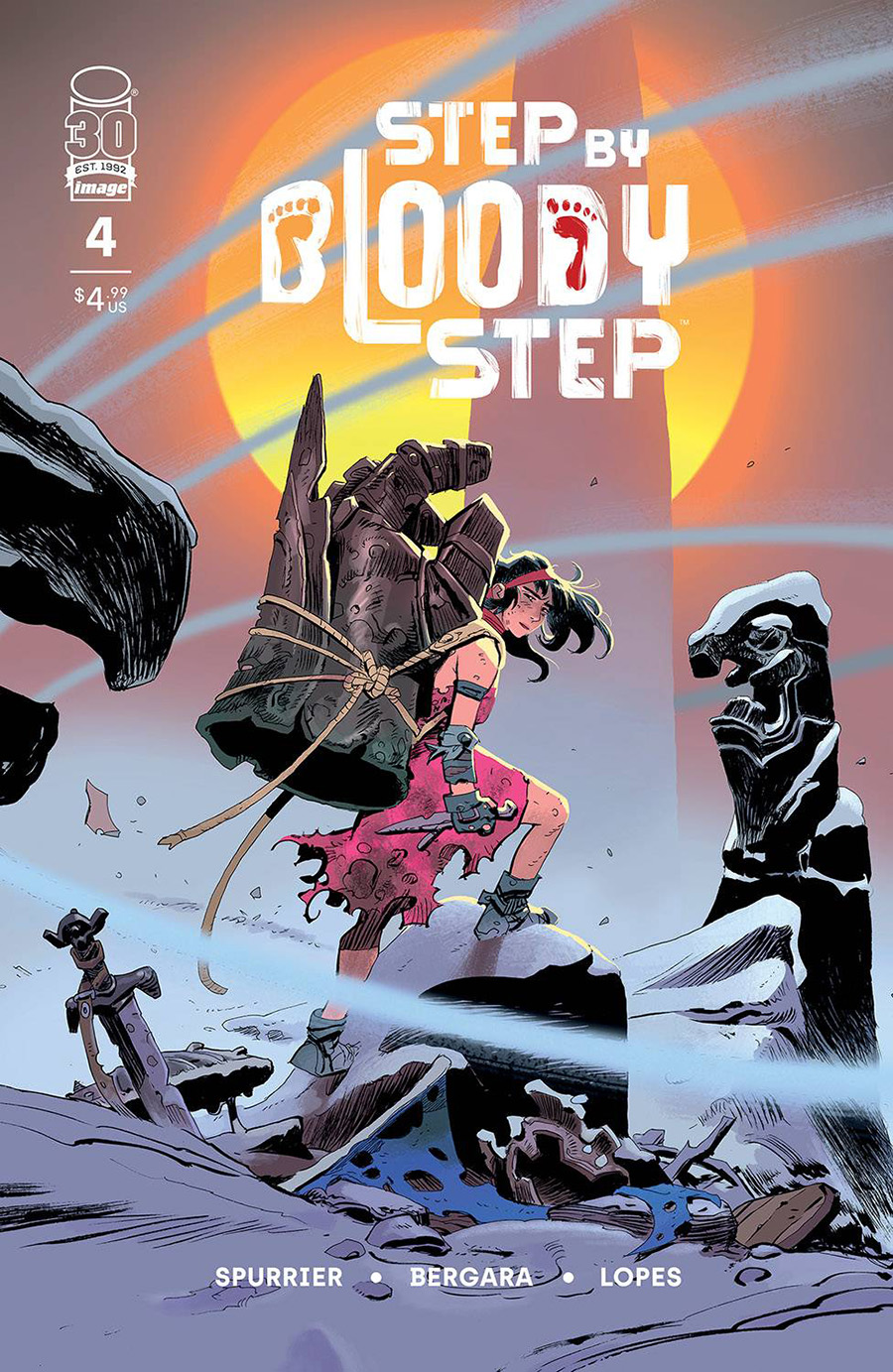 Step By Bloody Step #4 Cover A Regular Matias Bergara Cover