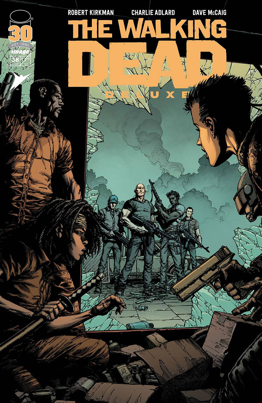 Walking Dead Deluxe #38 Cover A Regular David Finch & Dave McCaig Cover