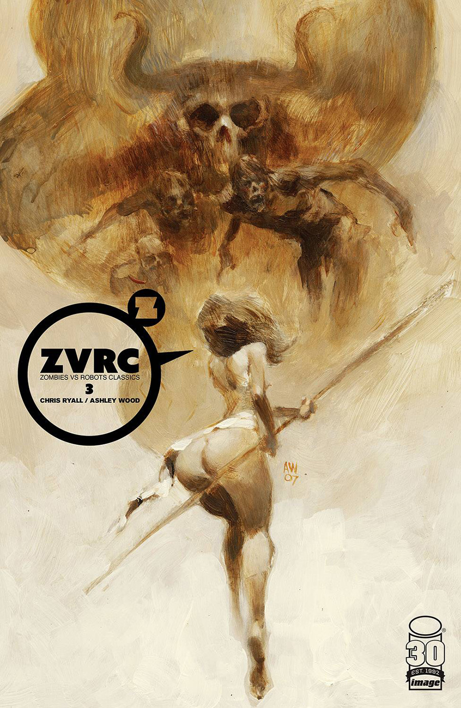 ZVRC Zombies vs Robots Classics #3 Cover A Regular Ashley Wood Cover