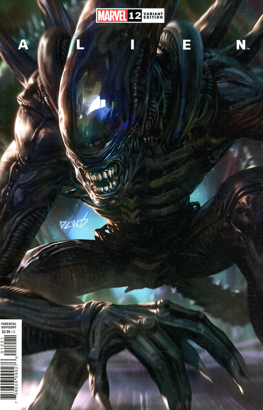Alien #12 Cover B Variant Derrick Chew Cover