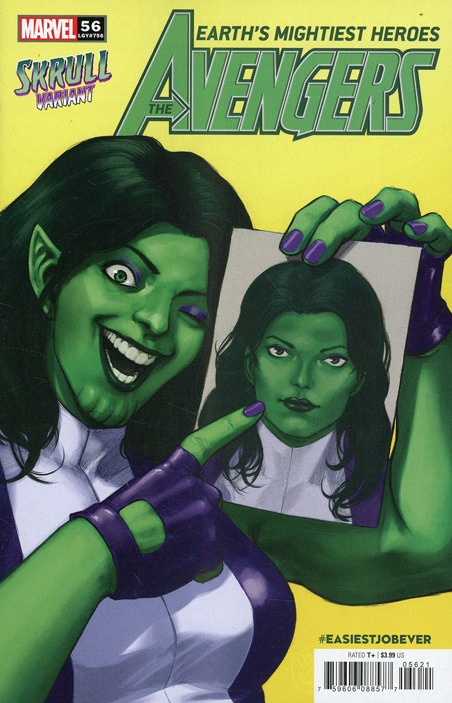 Avengers Vol 7 #56 Cover B Variant David Lopez Skrull Cover