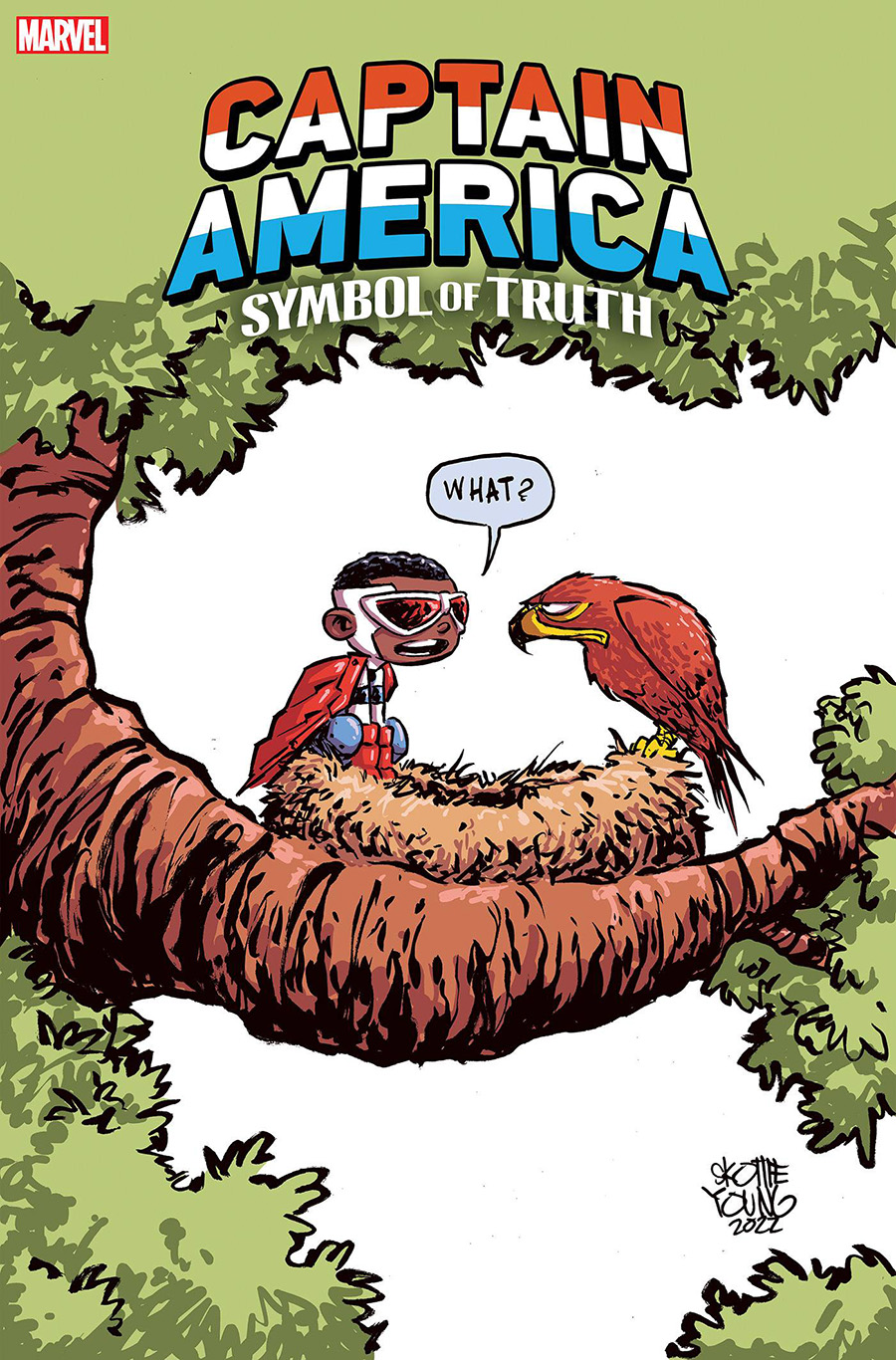 Captain America Symbol Of Truth #1 Cover D Variant Skottie Young Cover