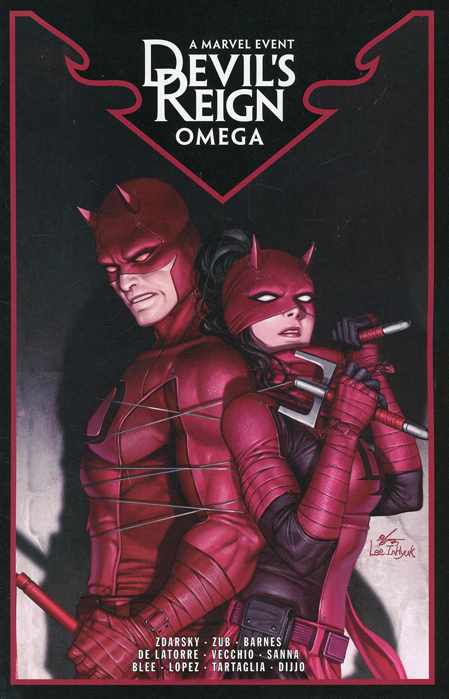 Devils Reign Omega #1 (One Shot) Cover A Regular Inhyuk Lee Cover