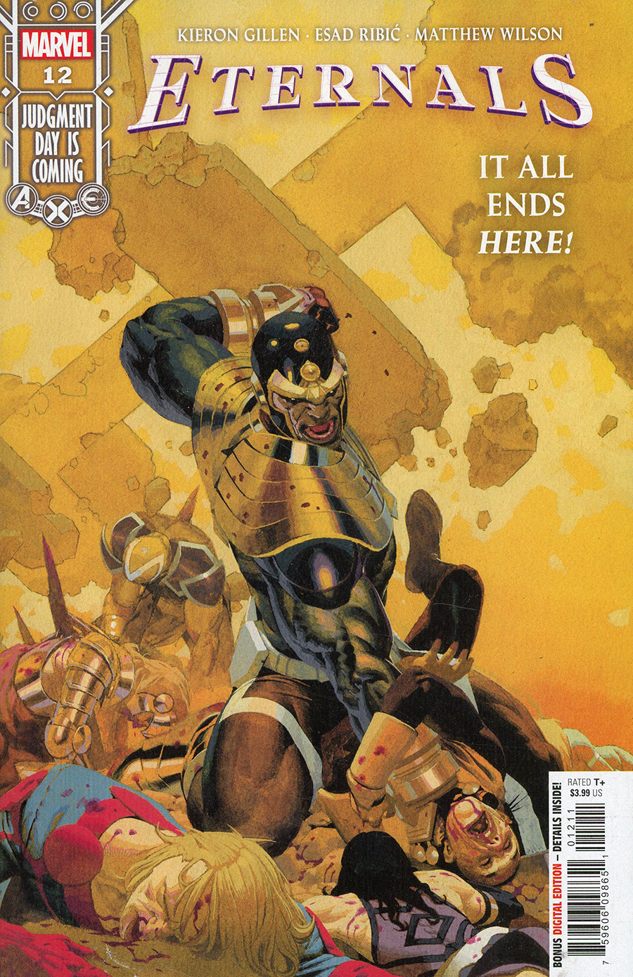 Eternals Vol 5 #12 Cover A Regular Esad Ribic Cover