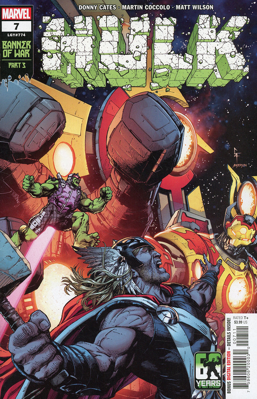 Hulk Vol 5 #7 Cover A Regular Gary Frank Cover (Banner Of War Part 3)