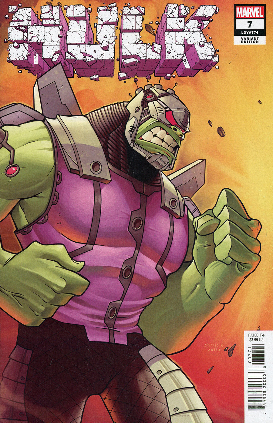 Hulk Vol 5 #7 Cover D Variant Chrissie Zullo Cover (Banner Of War Part 3)