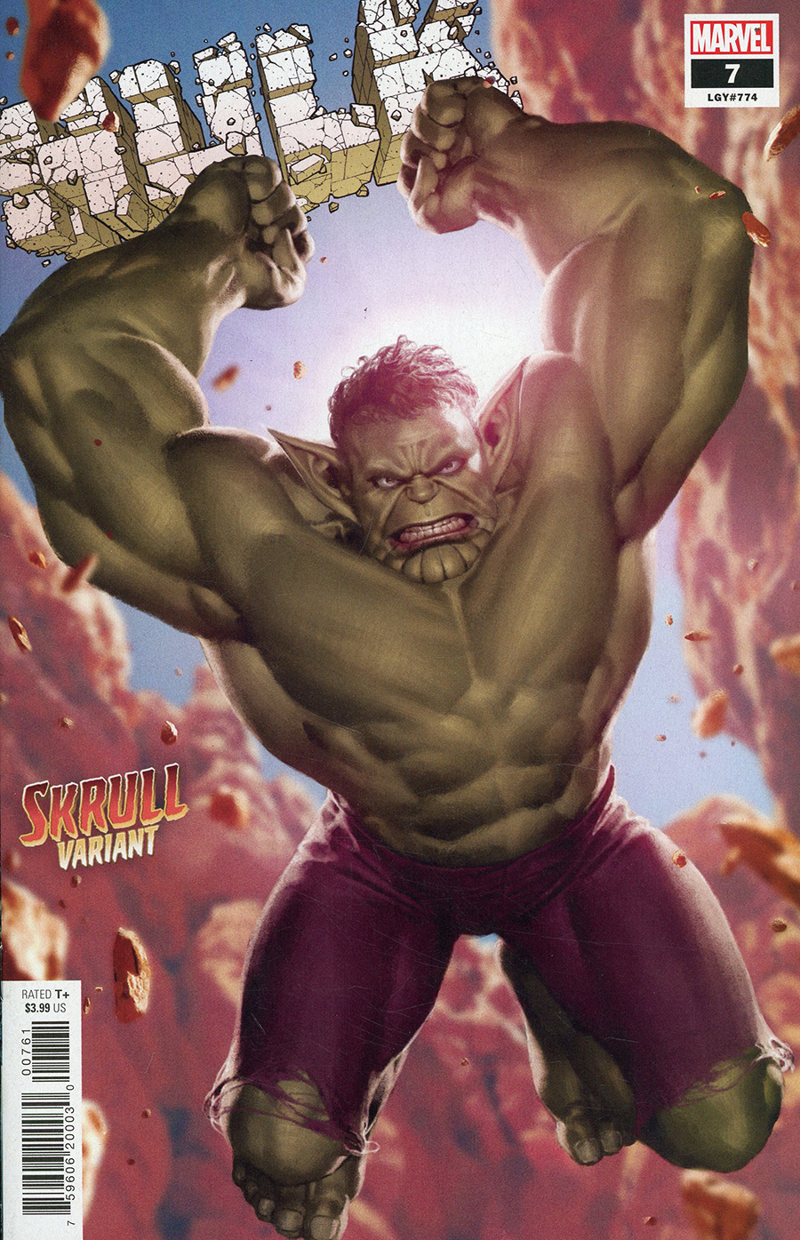 Hulk Vol 5 #7 Cover E Variant Junggeun Yoon Skrull Cover (Banner Of War Part 3)