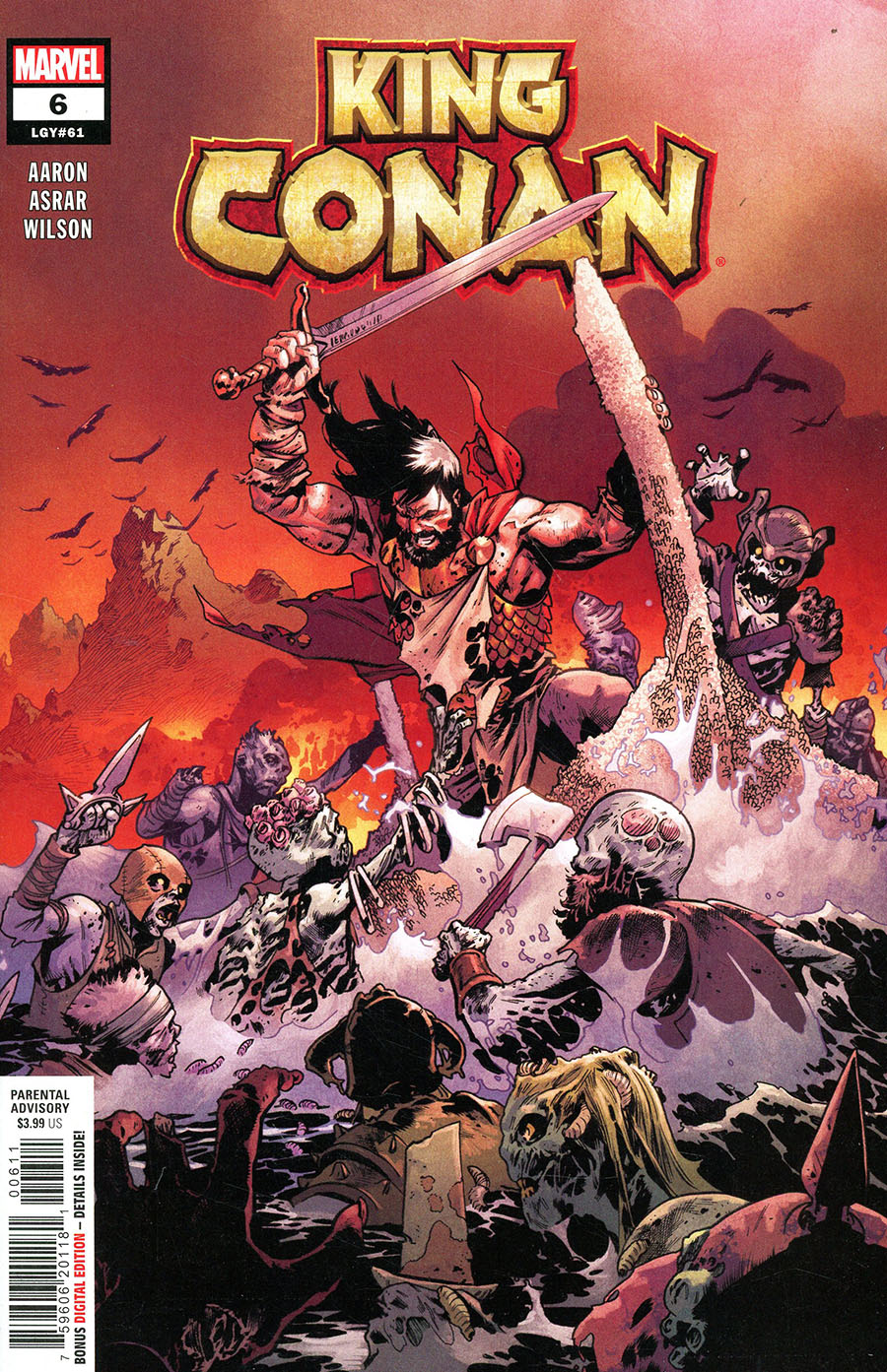 King Conan Vol 2 #6 Cover A Regular Mahmud Asrar Cover