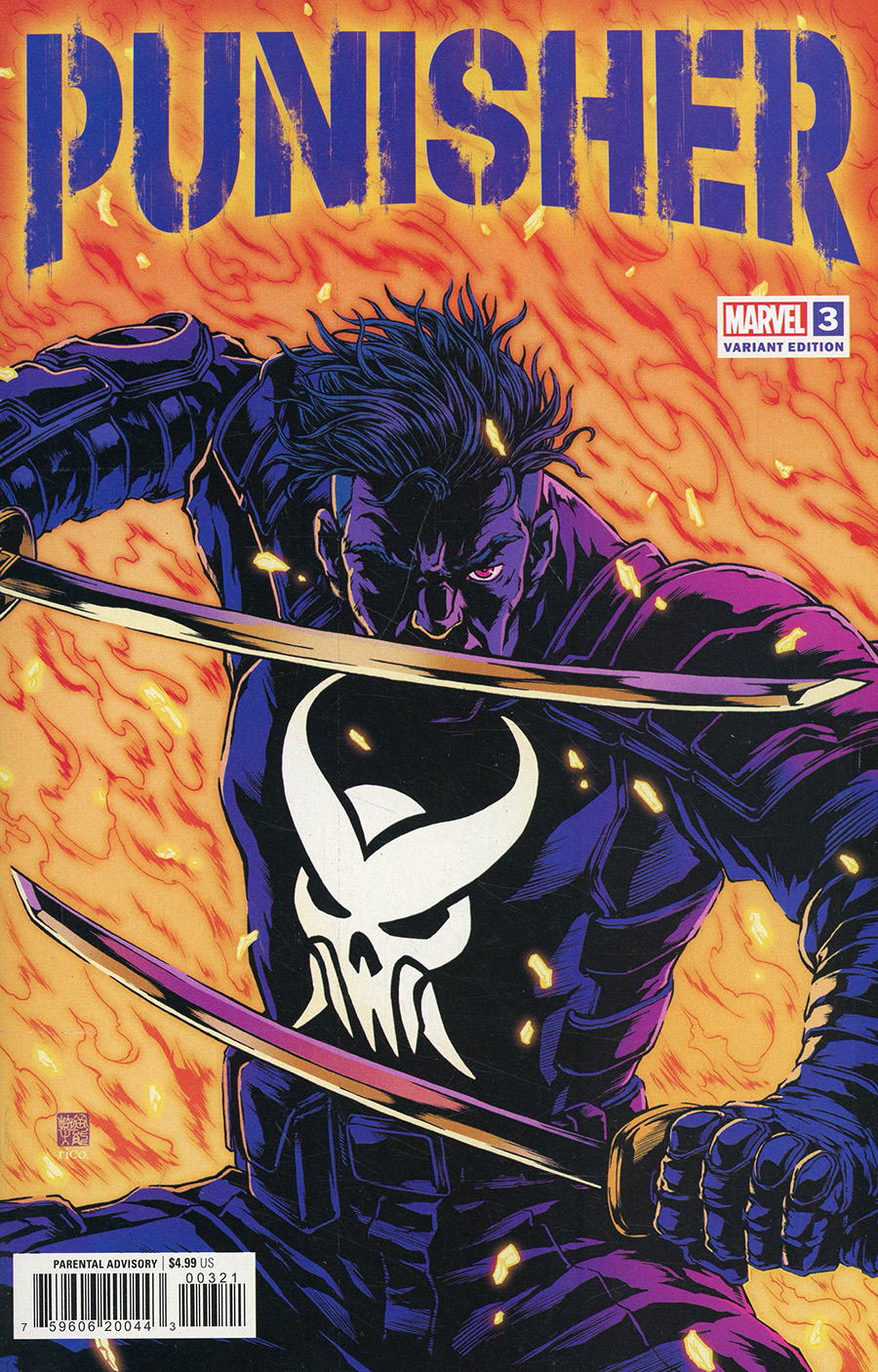 Punisher Vol 12 #3 Cover B Variant Takashi Okazaki Cover