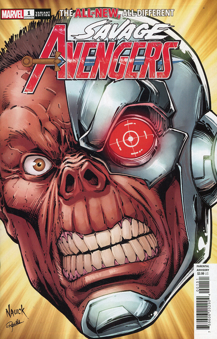 Savage Avengers Vol 2 #1 Cover C Variant Todd Nauck Headshot Cover