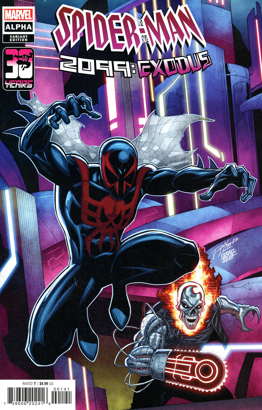 Spider-Man 2099 Exodus Alpha #1 (One Shot) Cover B Variant Ron Lim Connecting Cover