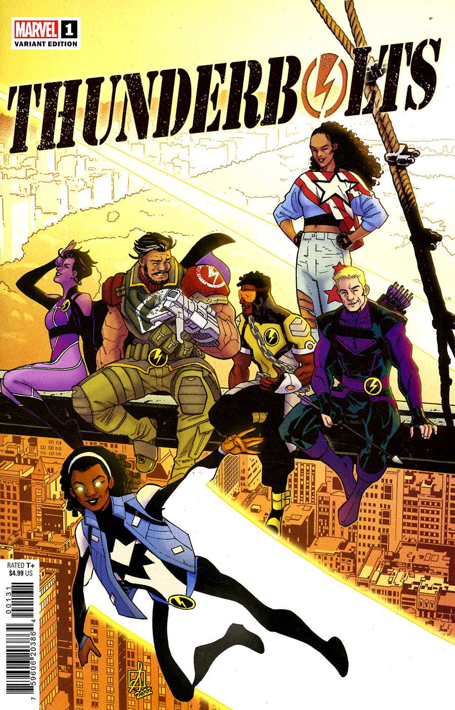 Thunderbolts Vol 4 #1 Cover D Variant Sean Izaakse Cover