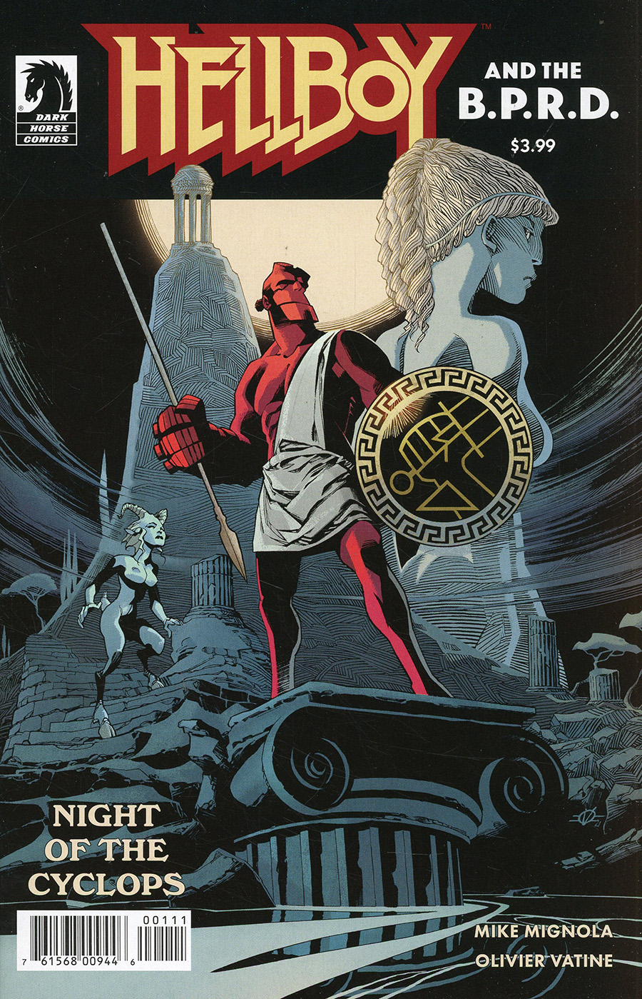 Hellboy And The BPRD Night Of The Cyclops #1 (One Shot) Cover A Regular Olivier Vatine Cover
