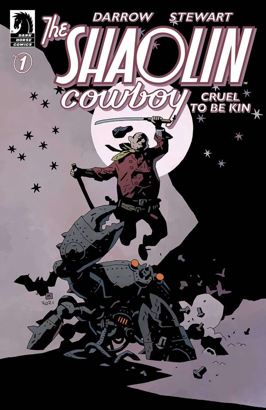 Shaolin Cowboy Cruel To Be Kin #1 Cover B Variant Mike Mignola Cover