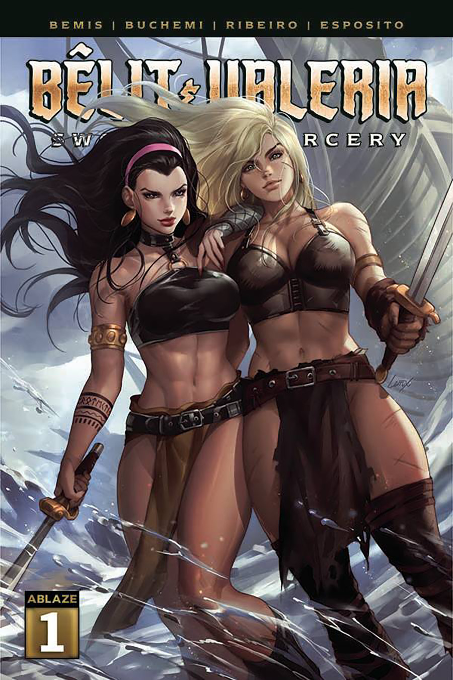 Belit & Valeria Swords vs Sorcery #1 Cover C Variant Lesley Leirix Li Cover