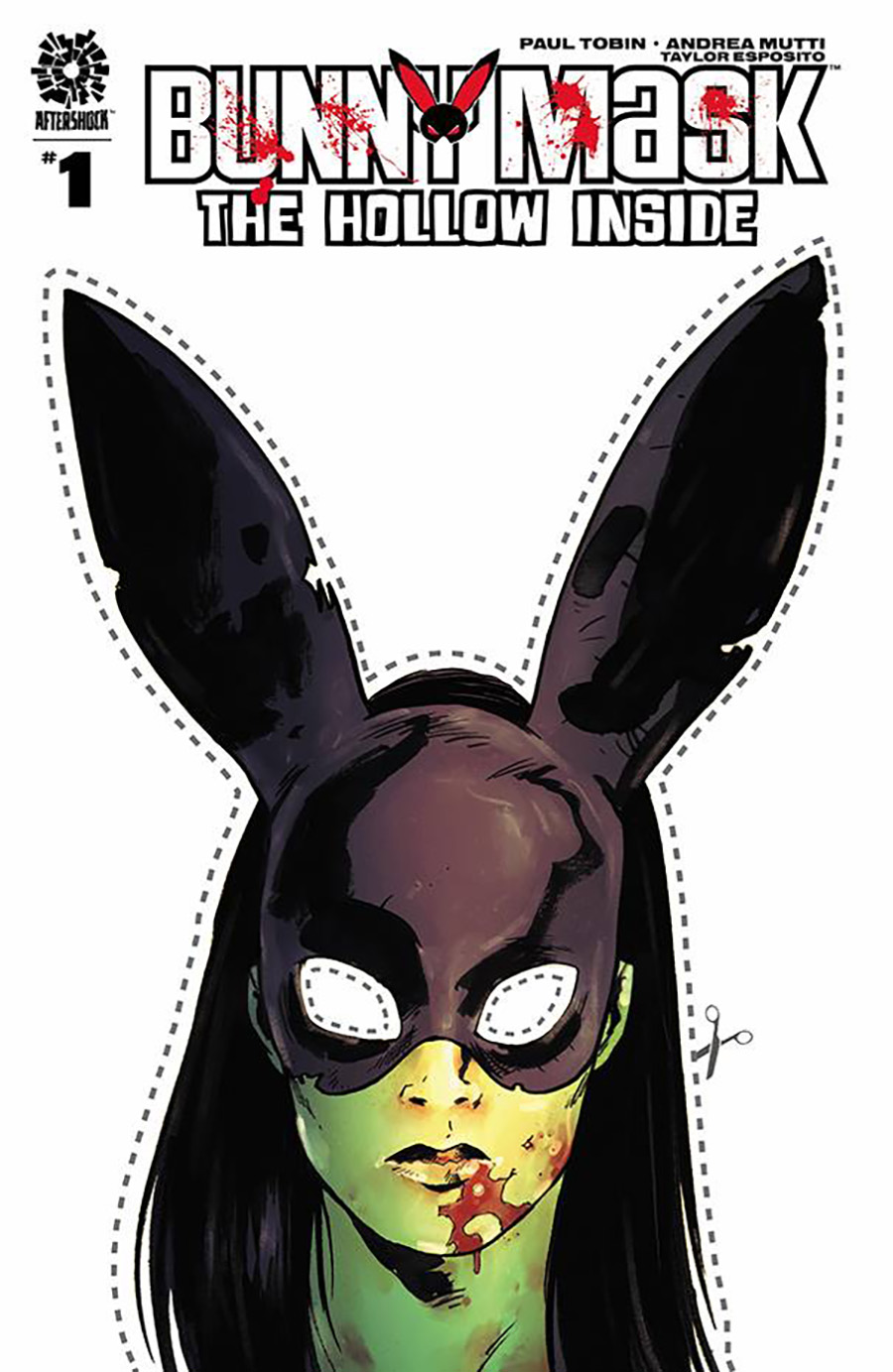Bunny Mask Hollow Inside #1 Cover B Variant Andrea Mutti & Colleen Coover Mask Cover