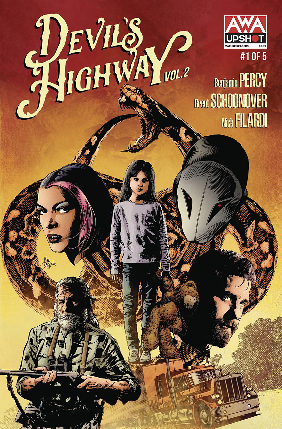 Devils Highway Vol 2 #1 Cover B Variant Mike Deodato Jr Cover