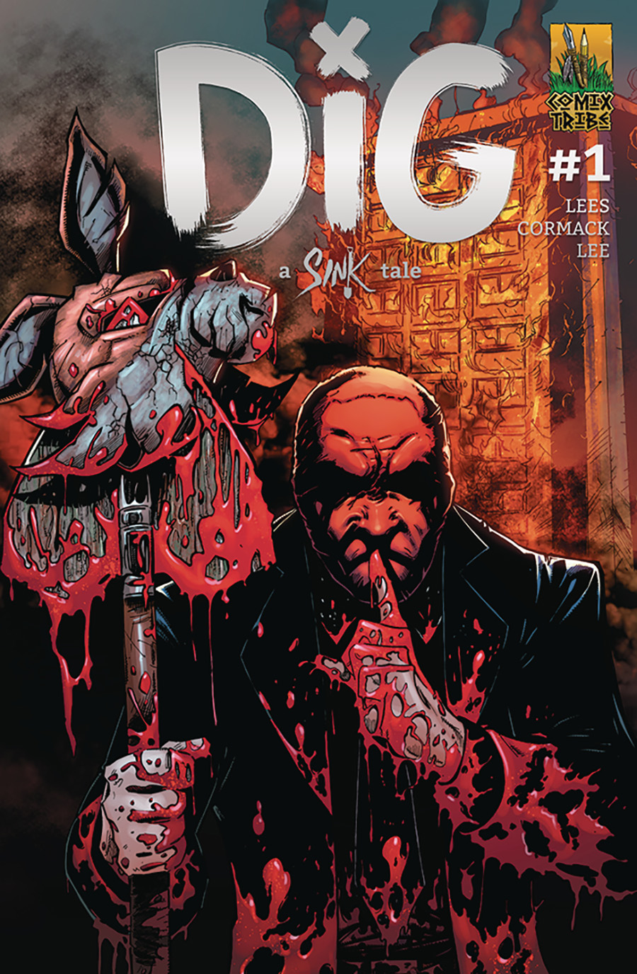 Dig A Sink Tale #1 (One Shot) Cover B Variant Franck Uzan Foil Stamped Cover