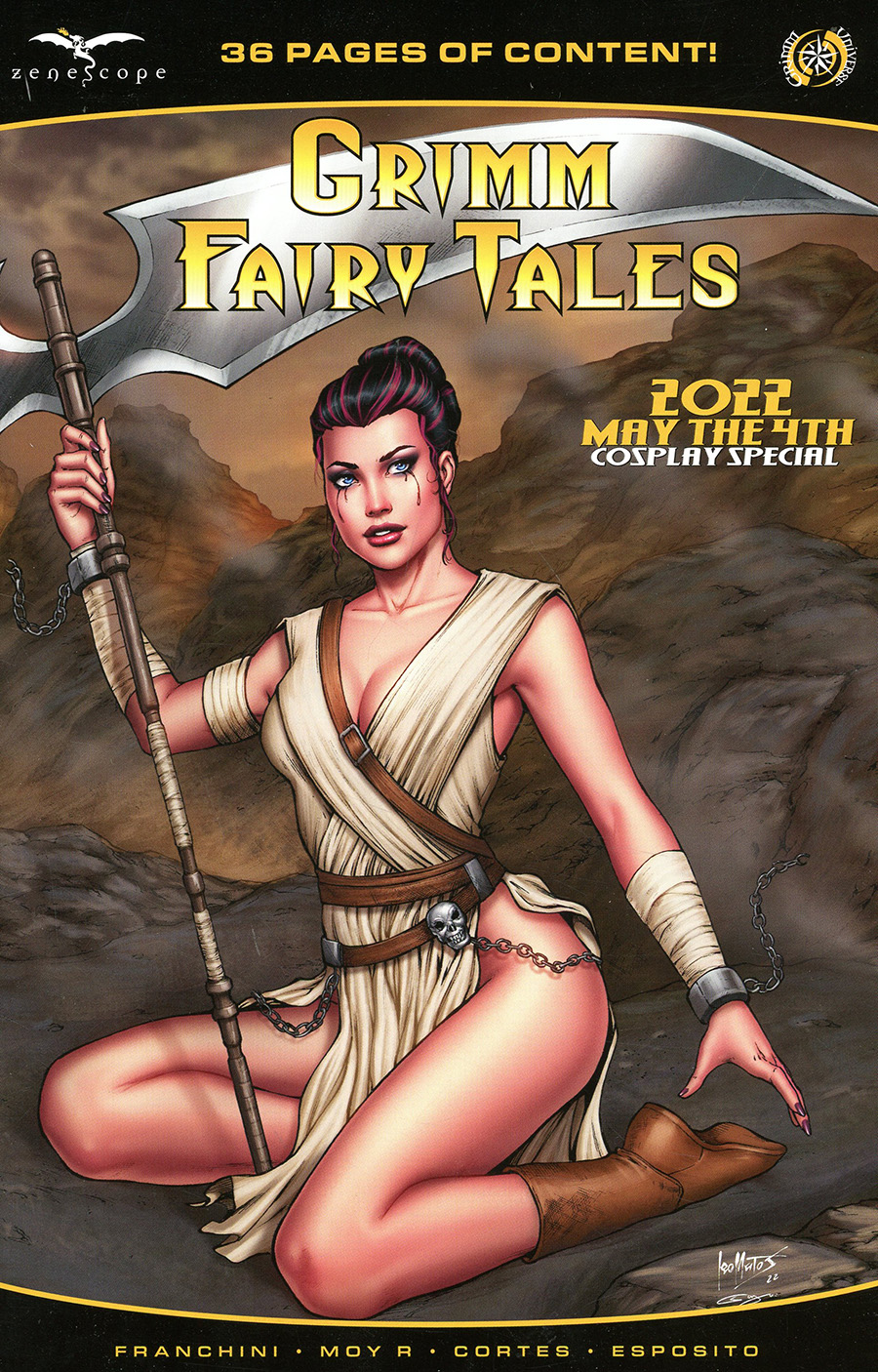 Grimm Fairy Tales Presents 2022 May The 4th Cosplay Pinup Special #1 (One Shot) Cover C Derlis Santacruz