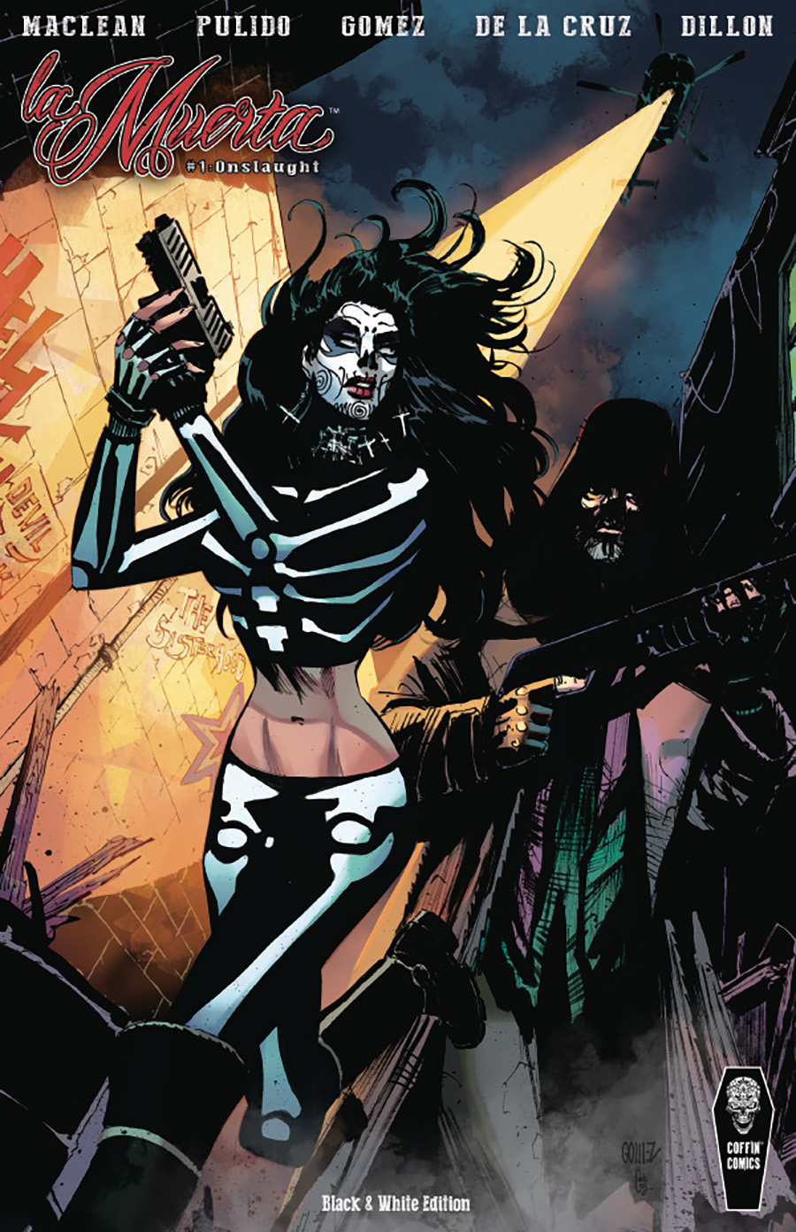 La Muerta Onslaught #1 (One Shot) Cover F Black & White Edition