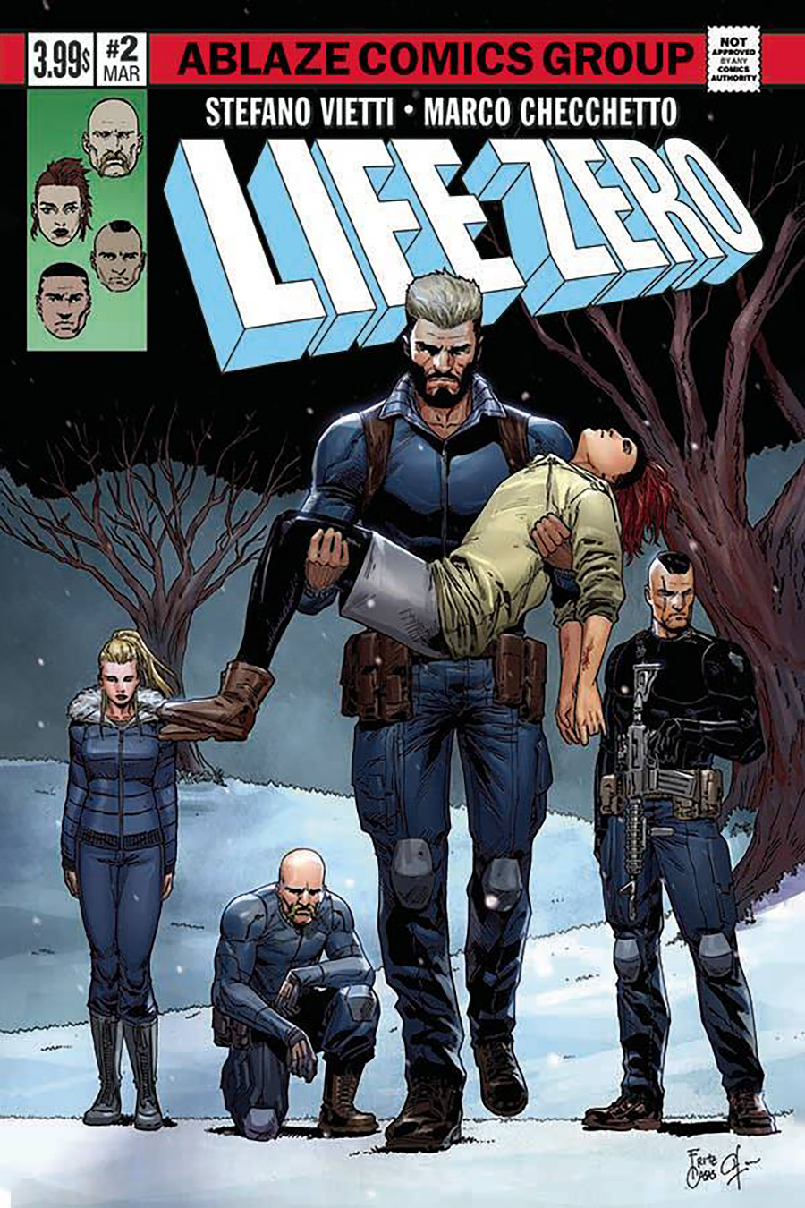 Life Zero #4 Cover D Variant Fritz Casas Uncanny X-Men 167 Parody Cover