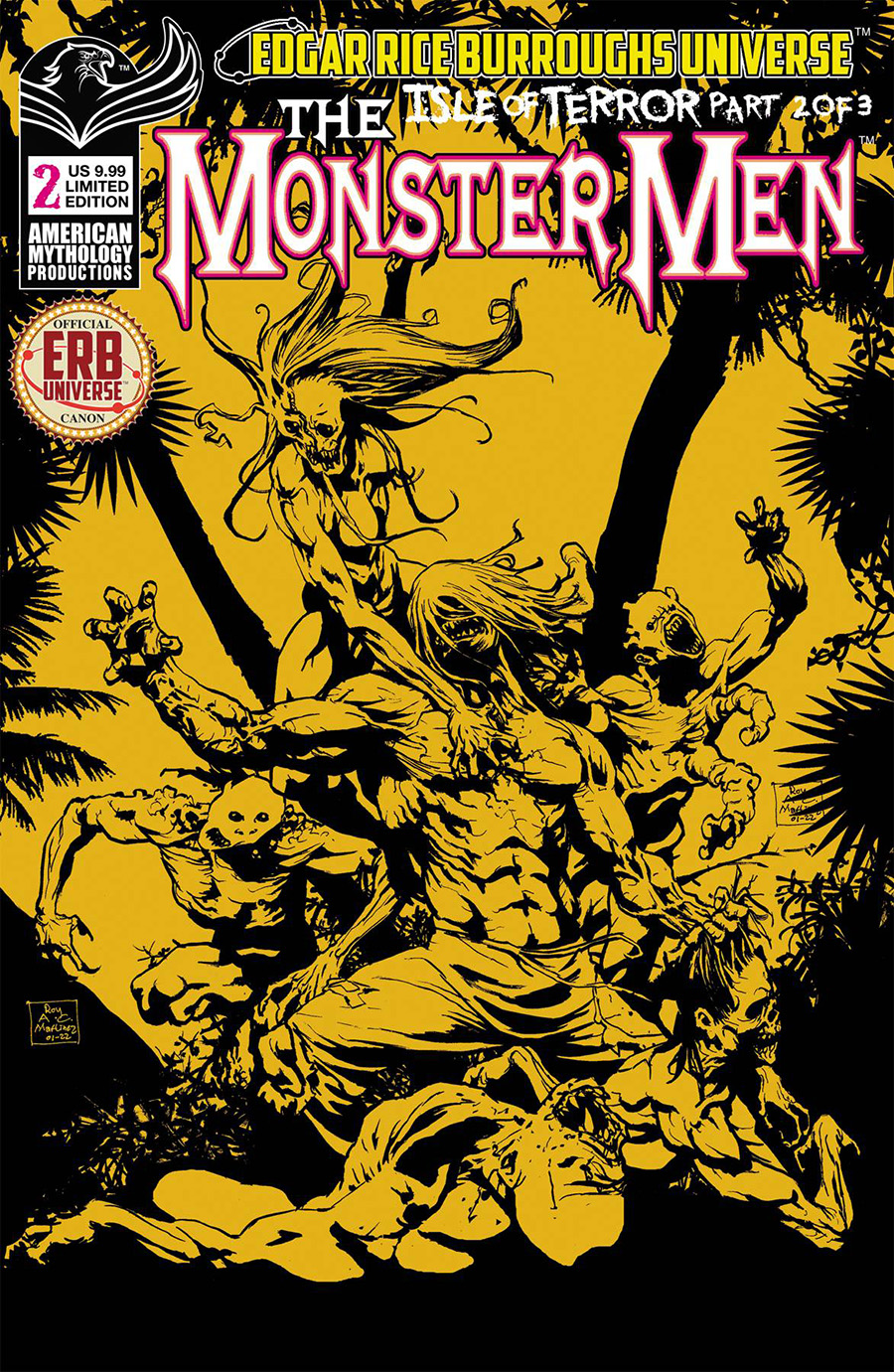 Monster Men Isle Of Terror #2 Cover B Limited Edition Roy Allan Martinez Cover