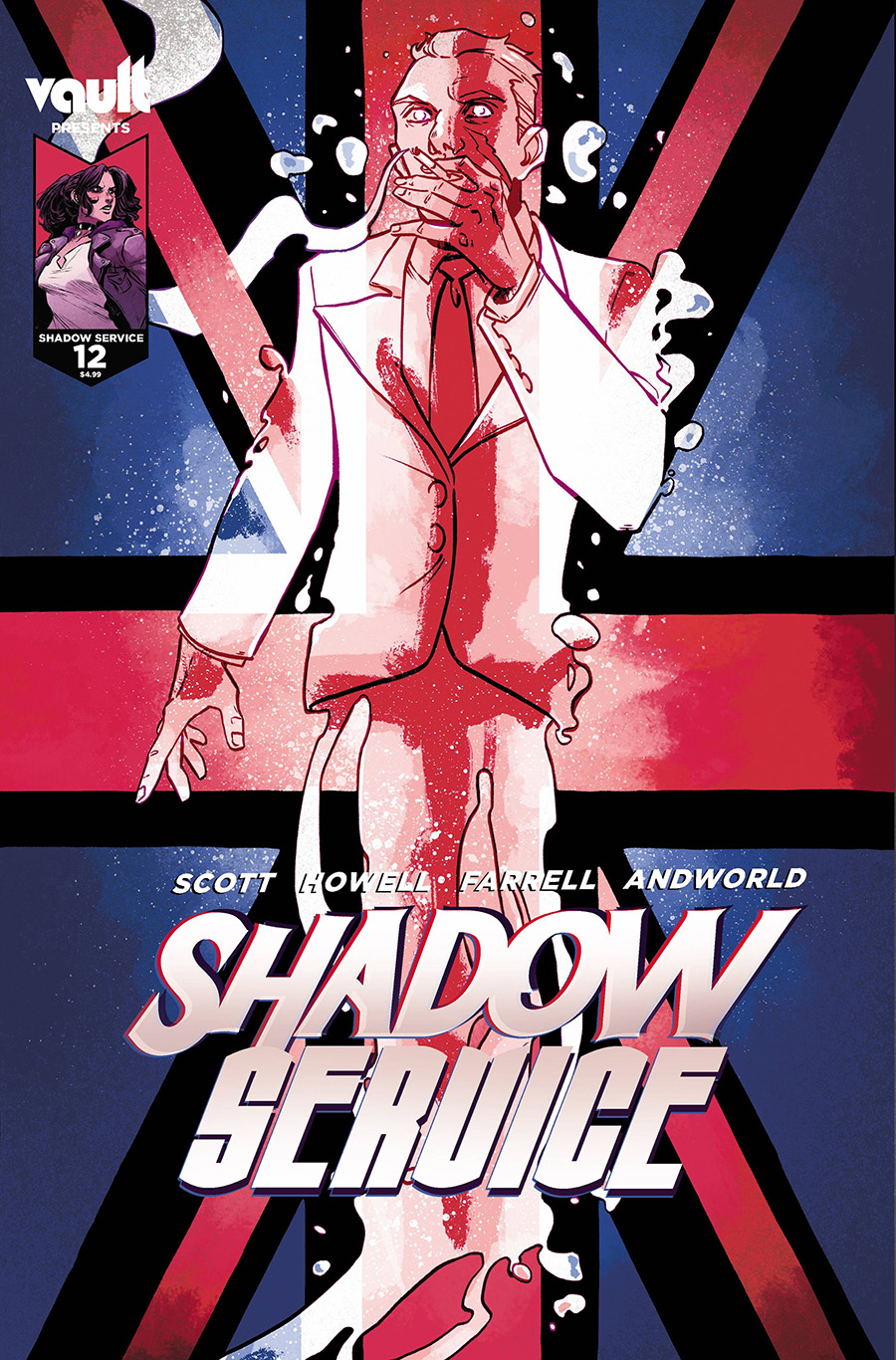 Shadow Service #12 Cover B Variant Rye Hickman Cover