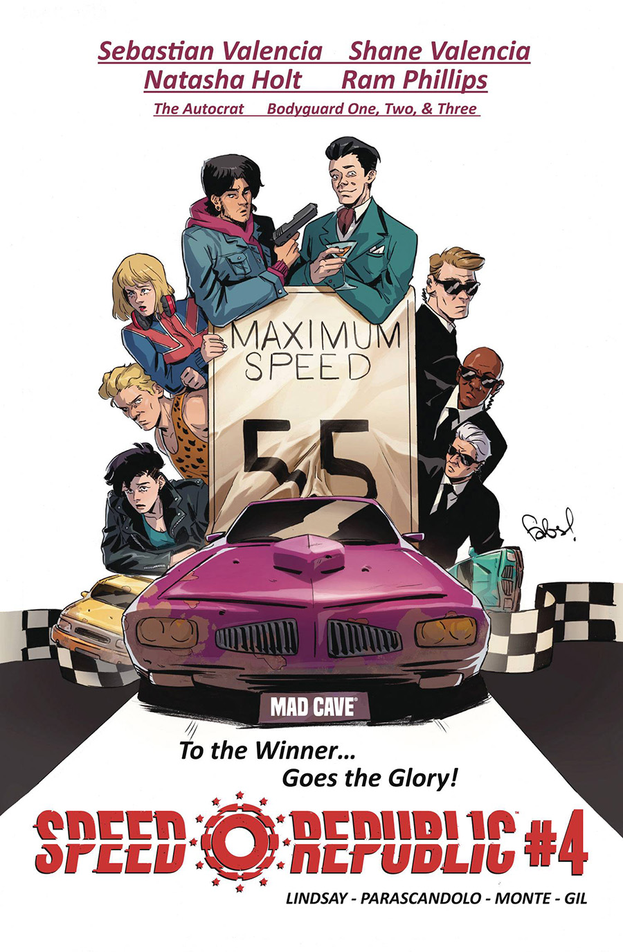 Speed Republic #4 Cover B Variant Fabian Lelay & Lisa Schroer Cover