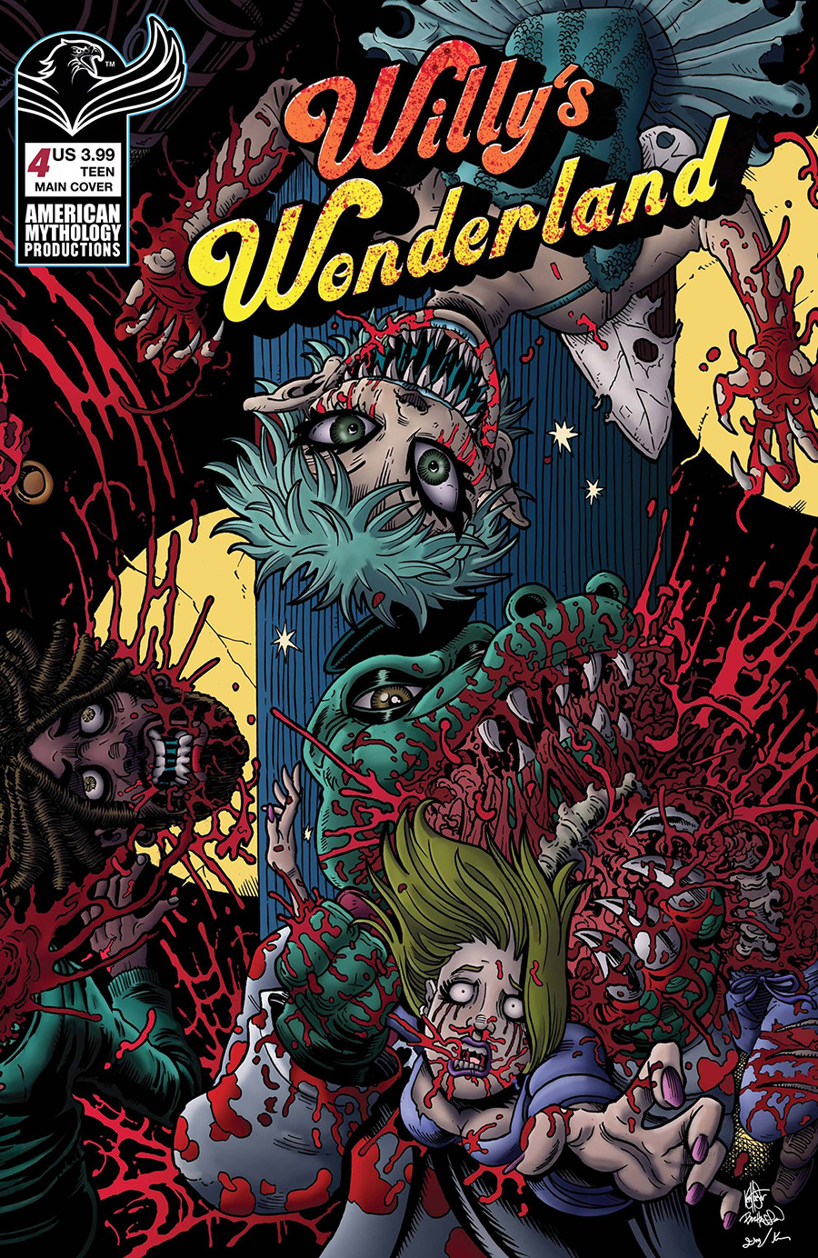 Willys Wonderland Prequel #4 Cover A Regular Buz Hasson & Ken Haeser Connecting Cover