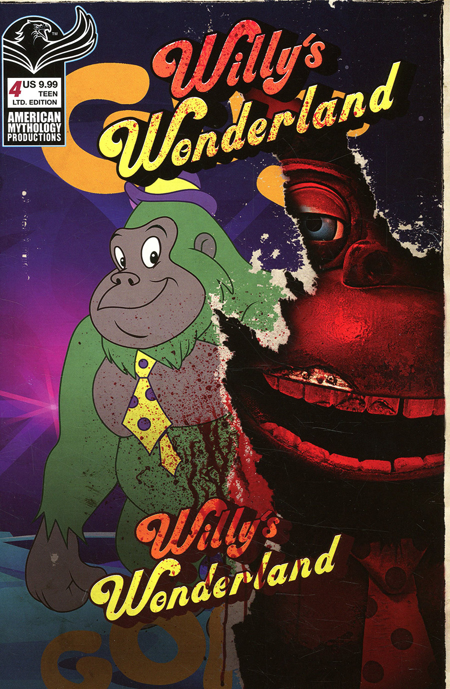 Willys Wonderland Prequel #4 Cover C Limited Edition Slashin Time Movie Poster Variant Cover